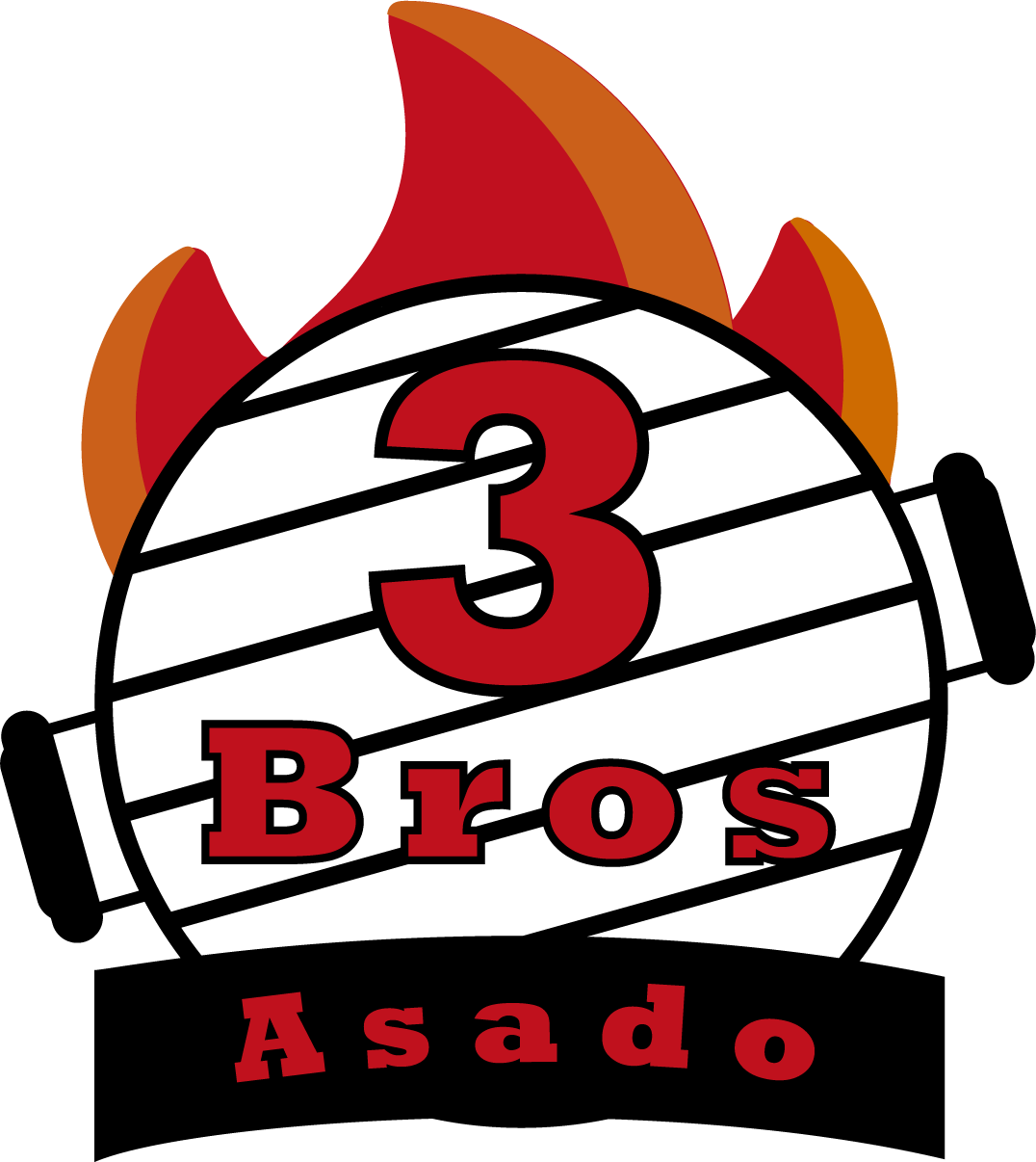 3 Bros Asado Logo
